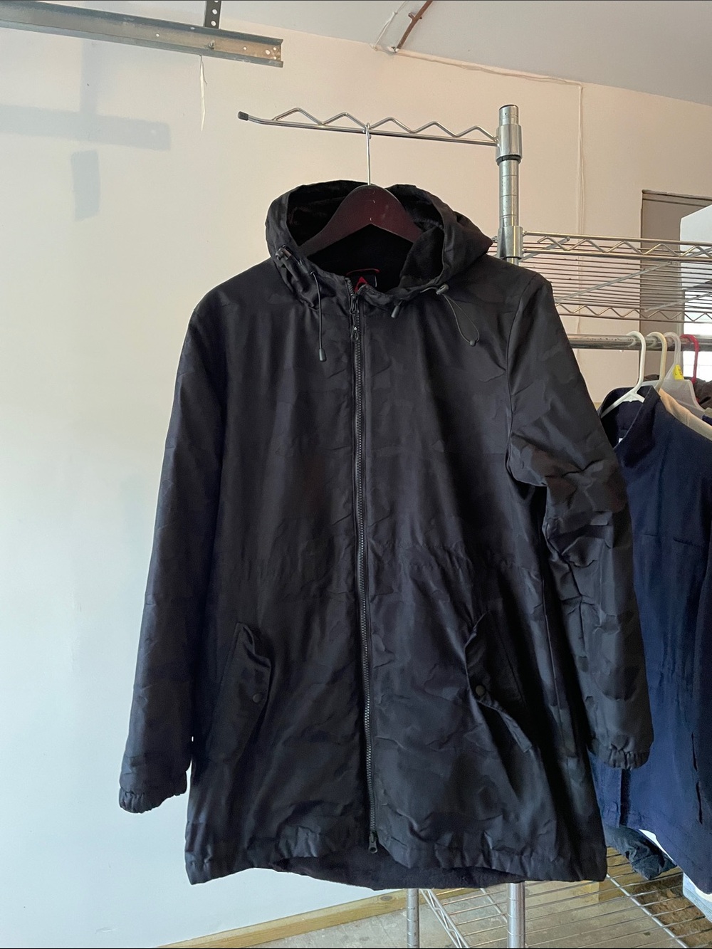 Gerry Black Camouflage Design Puffer- Women’s